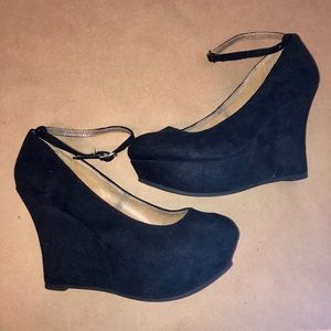 Wedges with Ankle Strap